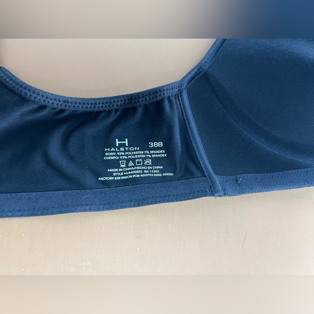 Women’s Halston 38B Bra color Black NWOT - Picture 2 of 6